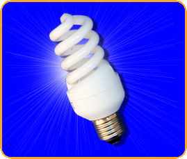18W ES Low energy spiral bulb